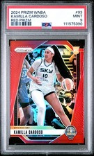 2024 Prizm WNBA Kamilla Cardoso #93 RC Red /299 PSA 9