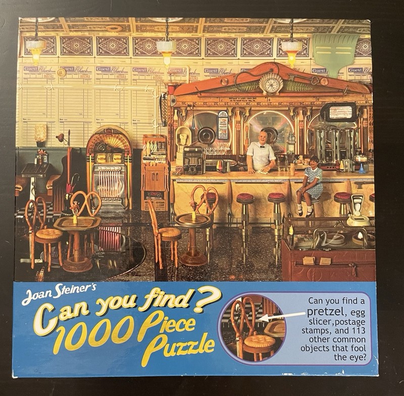 Ceaco Joan Steiner's Can You Find? Sweet Shop 1000 Pieces Puzzle New FACT Sealed