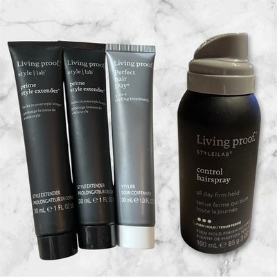 Living Proof Control Hairspray (used) 1 Perfect Hair Day 5 N 1,  2 Extenders LOT