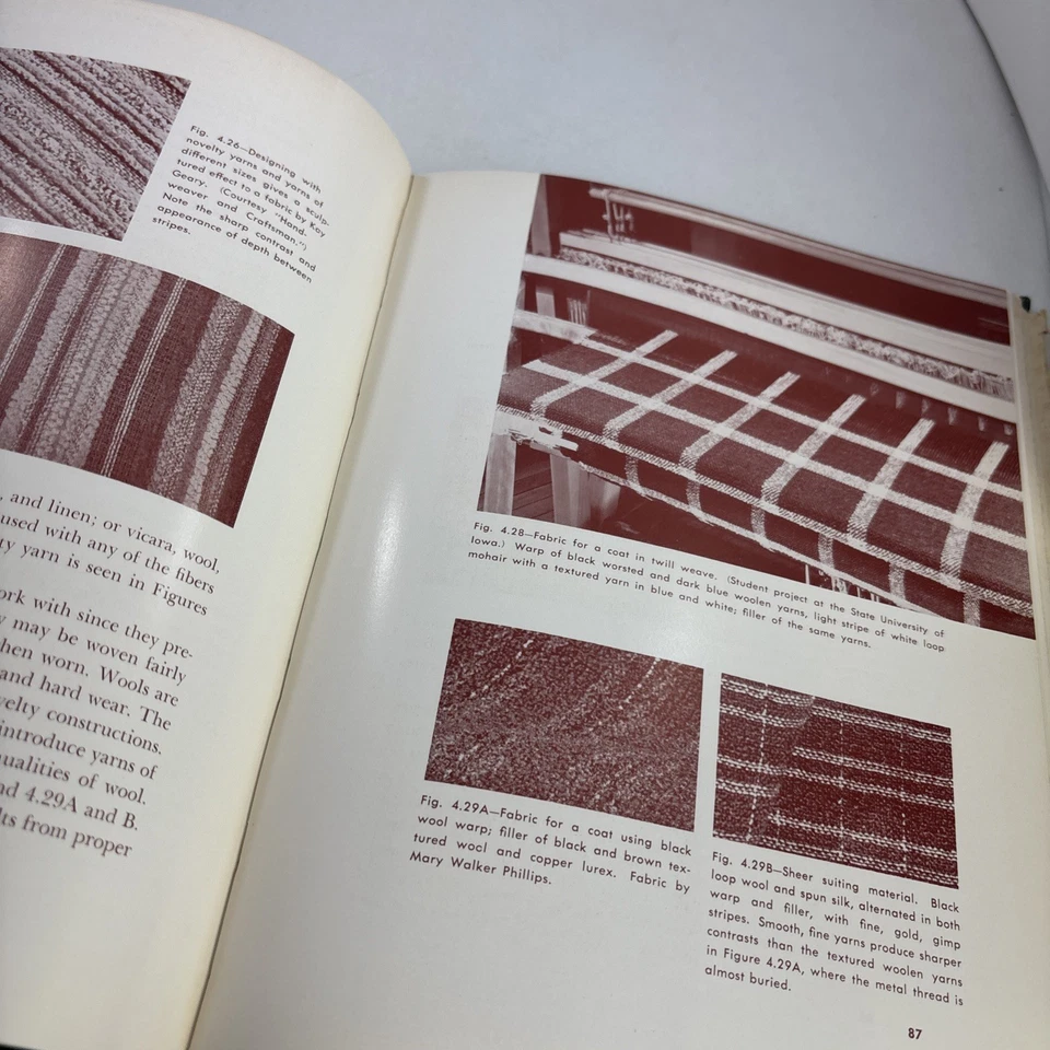1966 Contemporáneo Tejido a Mano Overman/Smith Patrones de Tejido Herramientas Técnicas HC Foto 3 de 4