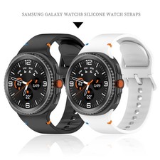 Silicone Watch Band For Samsung Galaxy Watch 8 40mm 44mm Classic 46mm Strap