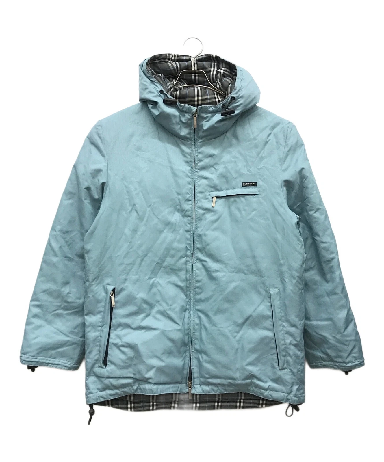 BURBERRY BLACK LABEL Piumino blu taglia L