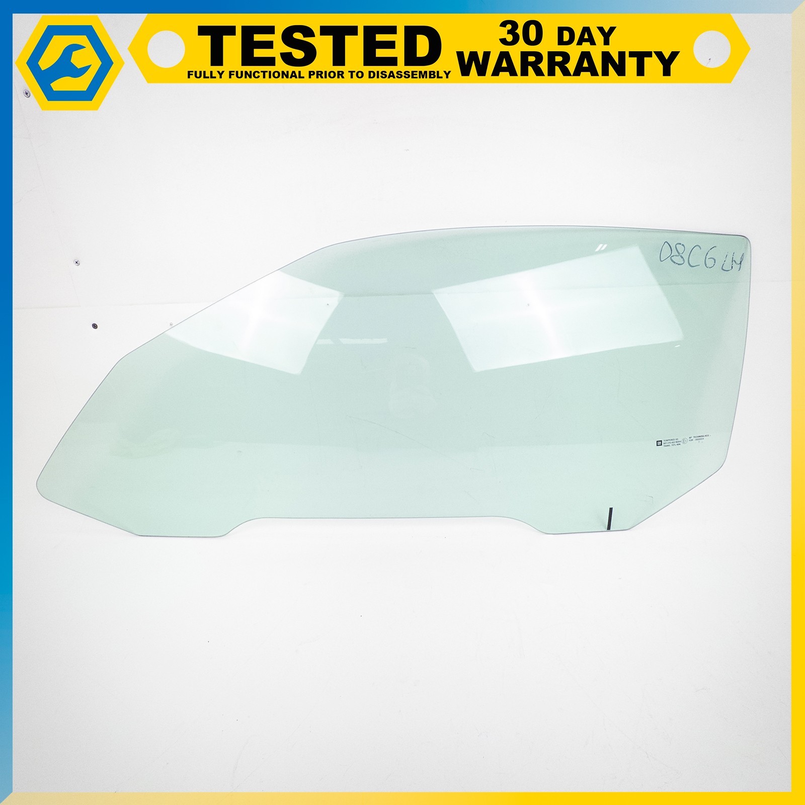 05-13 CHEVROLET CORVETTE C6 FRONT LEFT DRIVER SIDE DOOR WINDOW AUTO GLASS OEM