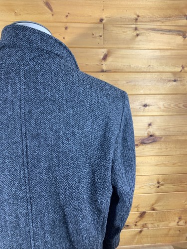 JOS A BANK Harris Tweed Overcoat Mantel Topcoat Jacke L Wolle - Bild 8 von 18