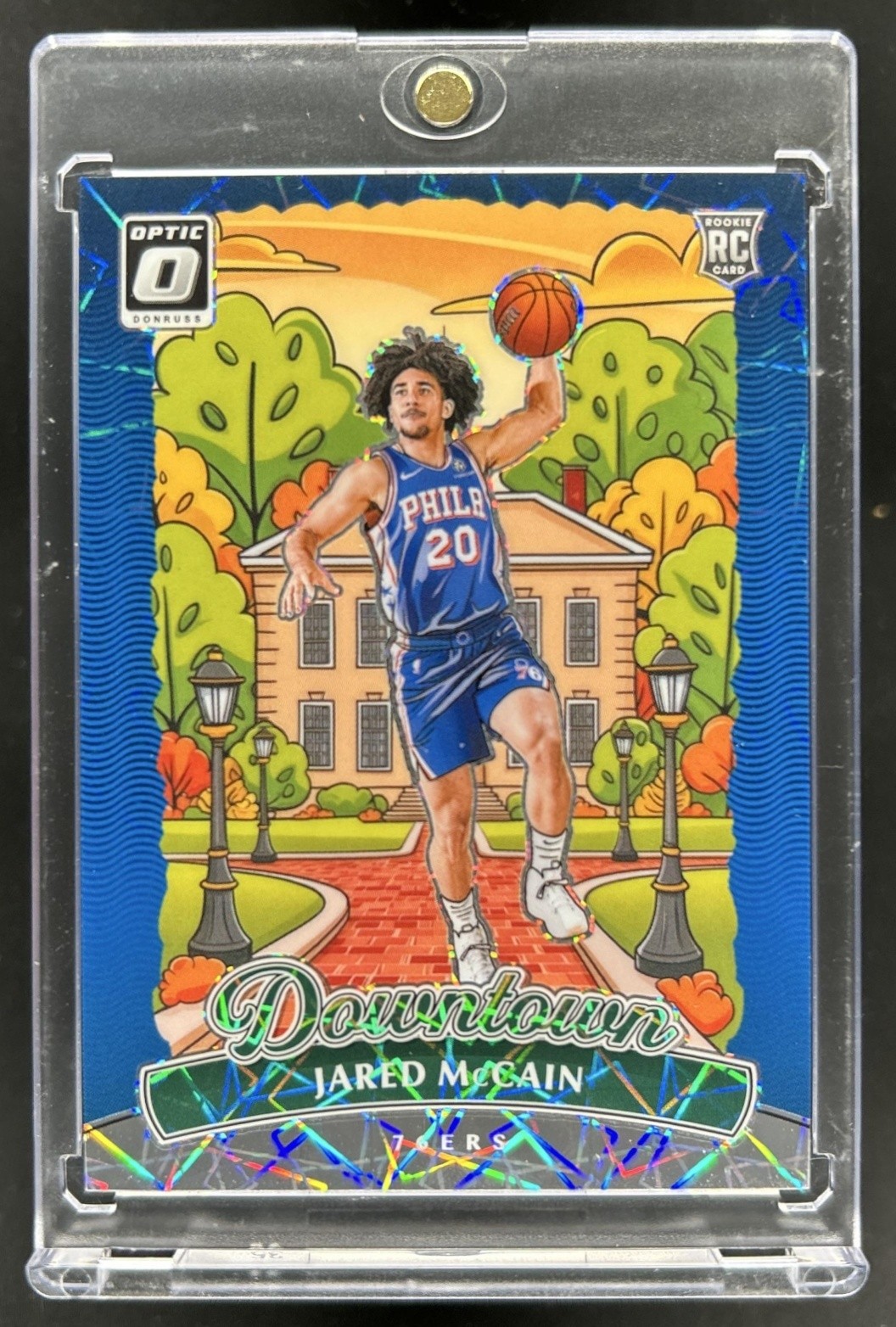 2024-25 Donruss Optic Jared McCain Downtown RC Rookie #28 76ers