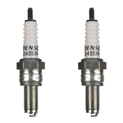 DENSO Zündkerze U24ESR-N m. Schraub-Nippel (für: Yamaha WR 250 F CG11W 01-02 )
