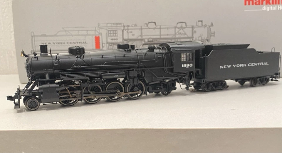 Märklin H0 37970 US Dampflok Mikado 1890 NY Central Digital Sound in OVP - Bild 2 von 4