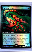 2022 MTG Magic the Gathering Secret Lair Extended Art Foil #659 Virulent Sliver