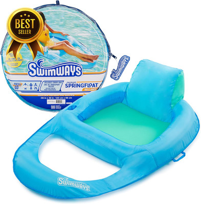 Swimways Spring Float Premium Recliner Pool Lounger Inflatable Pool Float for Ad