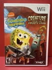 SpongeBob SquarePants: Creature From The Krusty Krab (Nintendo Wii, 2006) Used