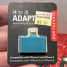 Kikkerland 30 PIN To Lightning Adapter for iPhone 5 and More XUS57 Blue