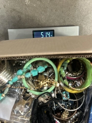 51.4 Lb Variety Jewelry/ Jewelry Making Lot Huge Box Of Miscellaneous Jewelry