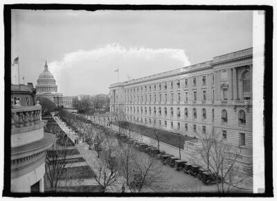8'' x 10'' 1924 photo Capitol & House Ofc. Bldg., Washington