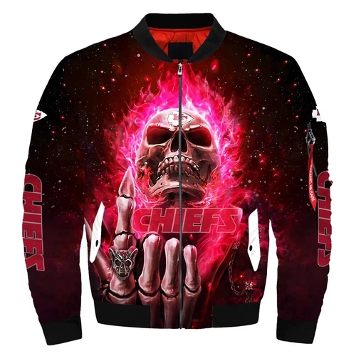 Kansas City Chiefs Men's Flight Bomber Jacket