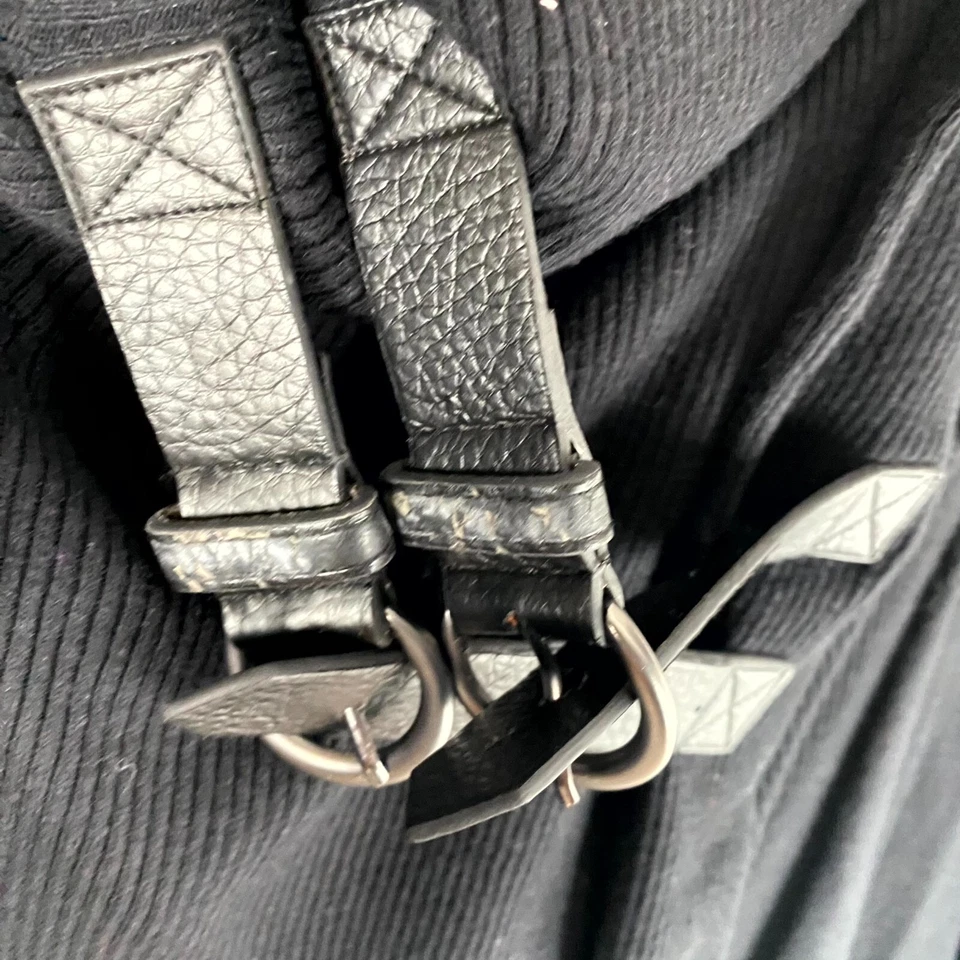 Laurie B. 毛衣女式中号黑色腰带棉羊绒混纺开襟 — 第 4/4 张图片