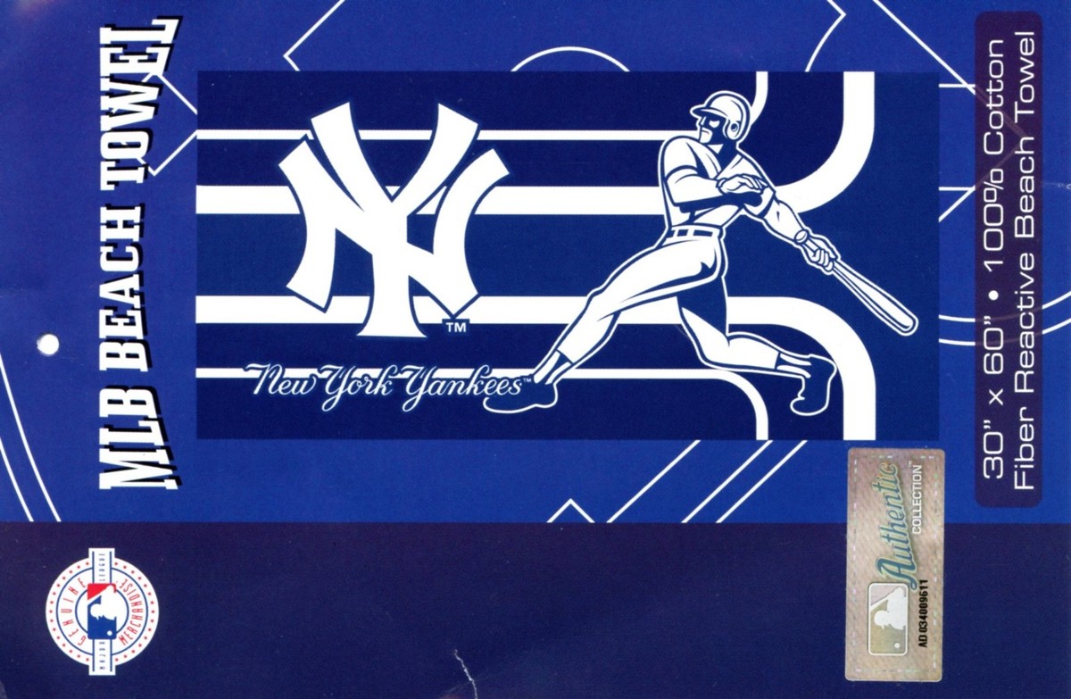 NEW YORK YANKEES MLB BEACH TOWEL, 30