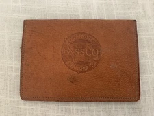 Vintage: Lassco LA Steamship Co. Leather Ticket Holder