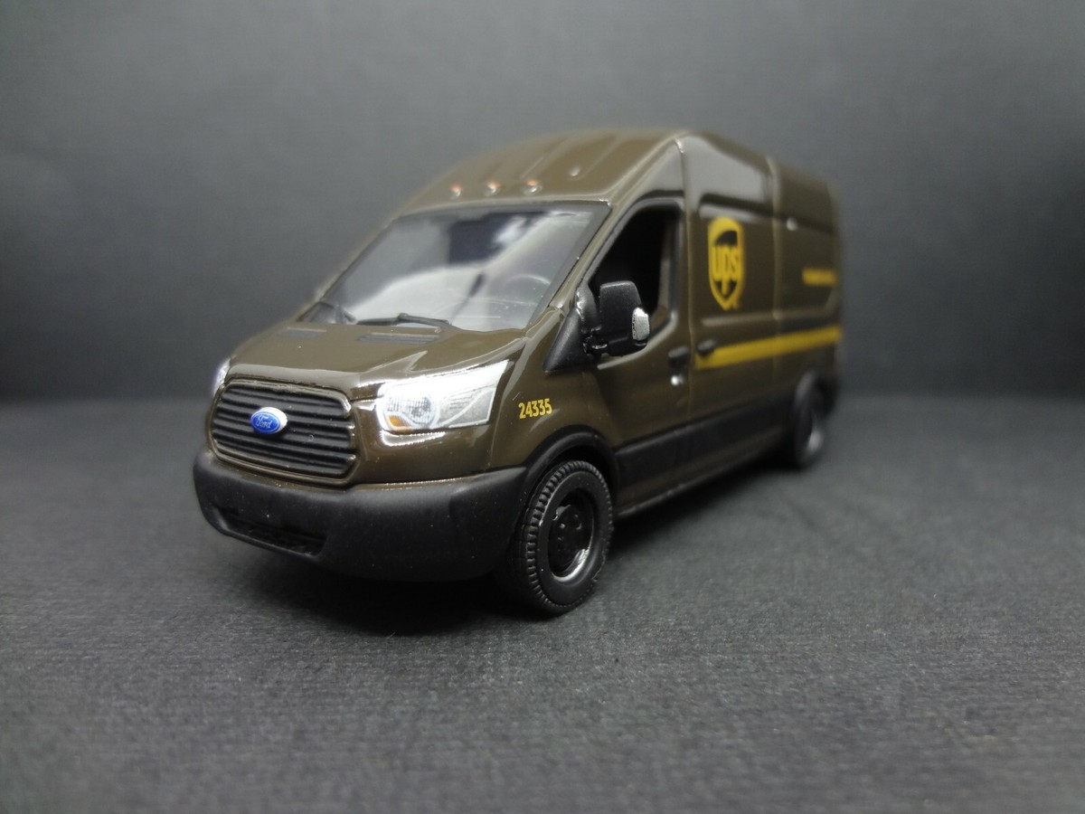 Greenlight 2019 Ford Transit - UPS Cargo Van Loose New Mint