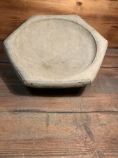 STONE GARDEN ART DECO BIRD BATH TOP ONLY/ FEEDER / BOWL /REPLACEMENT ORNAMENT