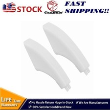 2 Packs WB07K10043 for GE Range Stove Oven Door Handle White End Cap WB7T10144