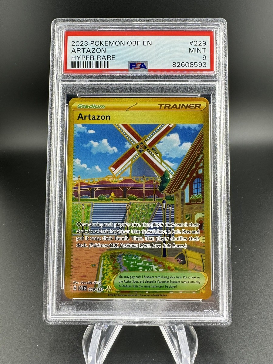PSA NM-MT 8 Artazon 229/197 Hyper Rare 2023 Pokemon OBF EN 9276 | eBay