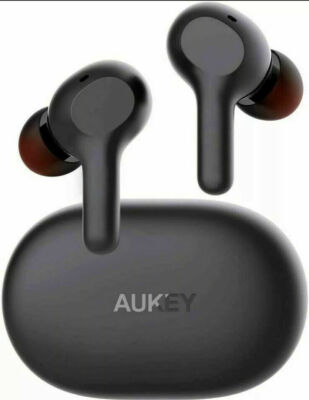 AUKEY Cuffie Bluetooth 5 Bassi Potenziati, Auricolari Senza Fili Ricarica  Rapida | eBay