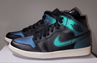 Air Jordan 1 Mid 'METALLIC TURQUOISE' - Size 9W - (BQ6472