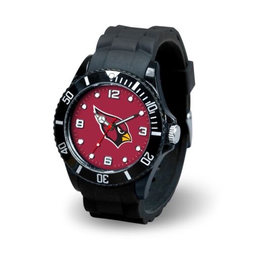 Montre noire pour homme Spirit - NFL - Arizona Cardinals - Photo 1 sur 3