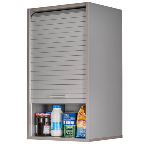SIMMOB Küchenschrank Schrank Oberschrank Hängeschrank mit Rollladentür B 40 cm - Bild 12 von 18