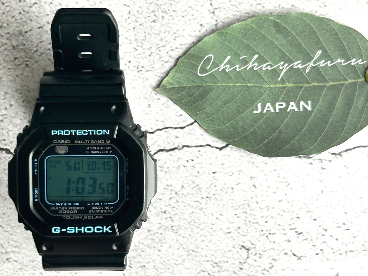 Casio G-Shock GW-M5610BA-1JF BLACKxBLUE Series Tough Solar Fast