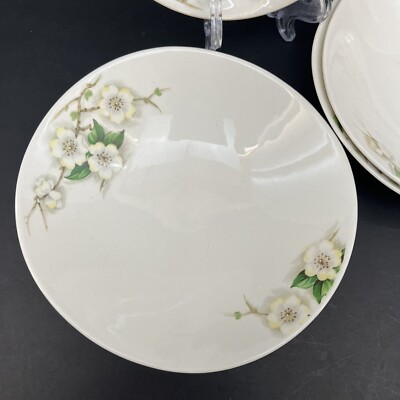 Clarice Cliff Blossom Time Royal Staffordshire Set Of 4 Fruit