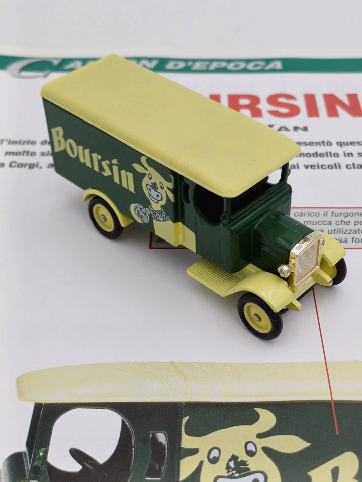 CORGI MORRIS VAN PUBBLICITARIO  BOURSIN  - MODELLINO 1:43 + pagine ILLUSTRATE - Immagine 2 di 4