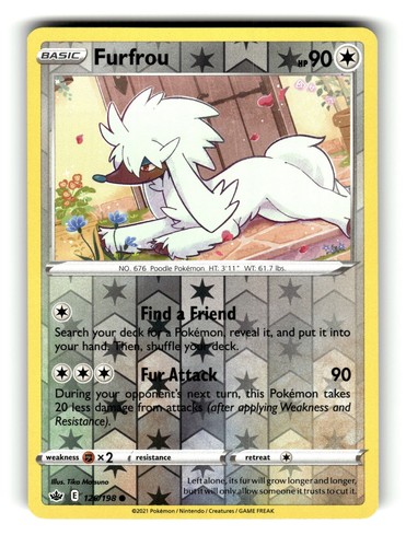 Pokmon TCG Peonia Full Art 2021 Sword & Shield Chilling Reign 196/198  RareCard | eBay
