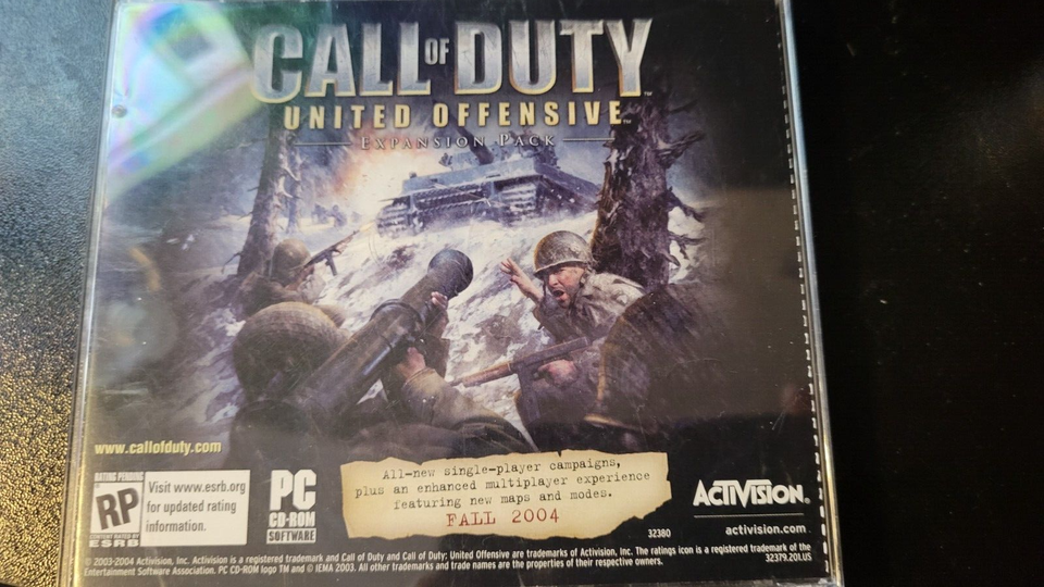 Call of Duty 1 (PC CD-ROM) 2-Disk game w/ Key | eBay