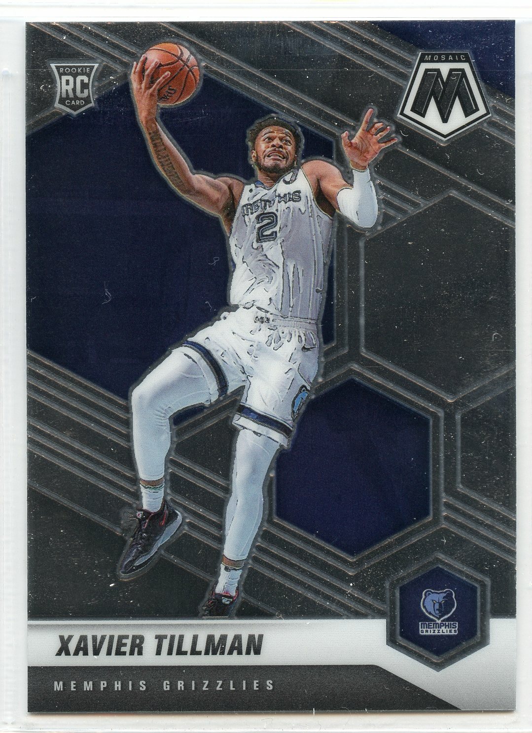2020-21 Panini Mosaic Basketball - Rookie - #213 - Xavier Tillman - Grizzlies