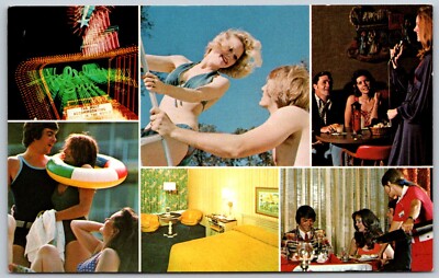 Postcard Holiday Inn Hotel Advertising Multiple Views 1970s A11