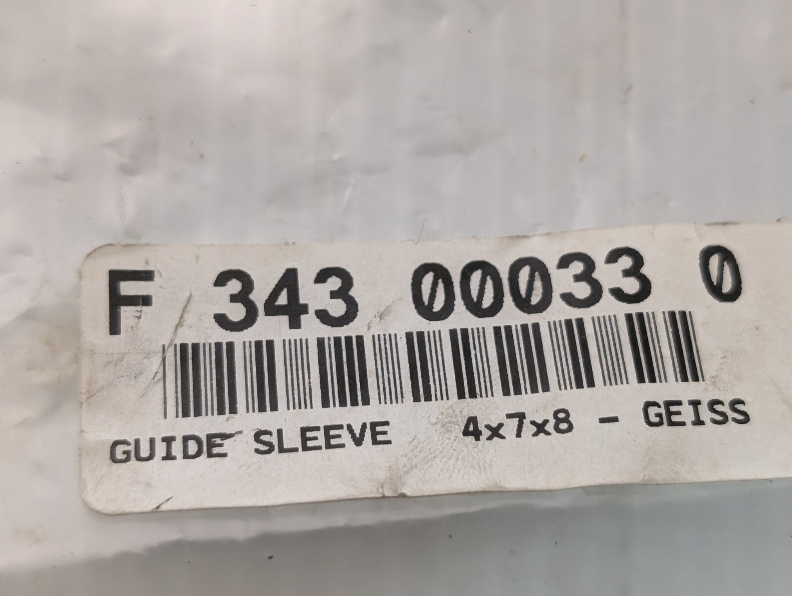 Lot of 32 CR Prosys C3-D2 Guide F343000330 Guide Sleeve 4X7X8 - GEISS