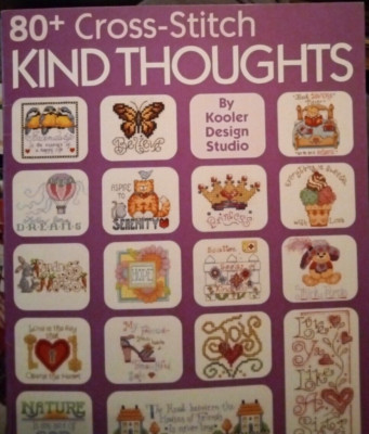 Kind Thoughts Kooler Design Studio Cross Stitch Pattern Book 80+ Designs