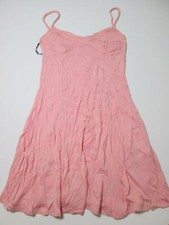 NWT Forever 21 Women Size S Sundress Pink Wireless Adjustable Strap Short Length