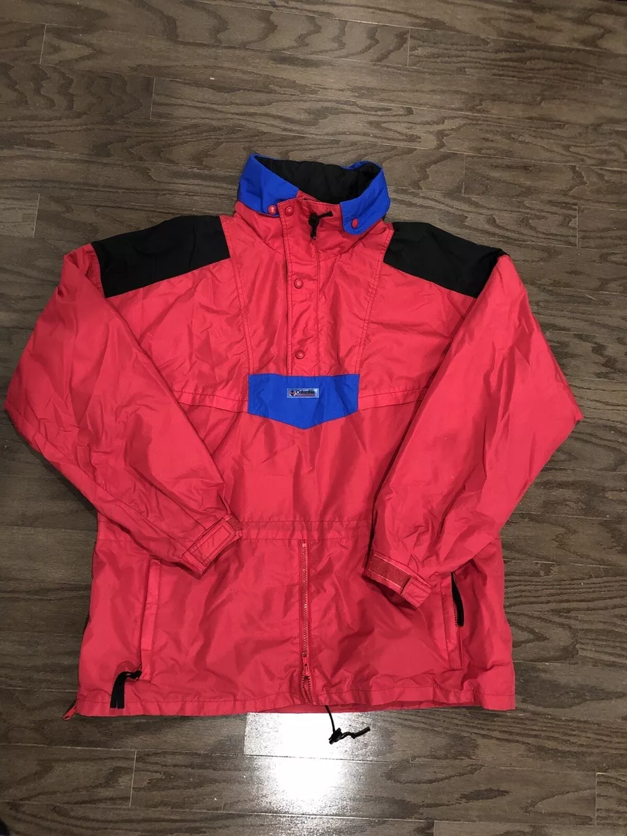 Vintage 90 s Columbia Sportswear Pullover Parka Light jacket Men s