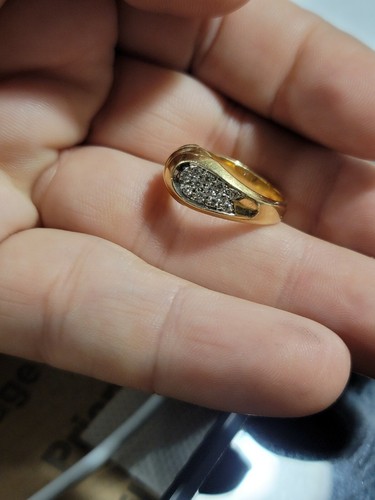 Women's Hammerman Brothers 14kt Gold & Diamonds Ring 6 - Picture 8 of 10