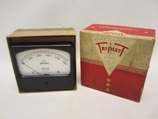 VINTAGE UNUSED TRIPLETT 420 DC AMPERES 0-1500A Panel Meter Gage AMMETER US MADE