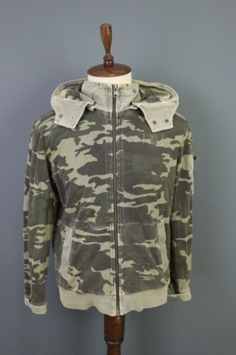Aeronautica Militare Multiocolor Camouflage Hooded Track Jacket Size XL