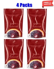4 X S SURE PLUS Blood Orange By Pananchita 7 Capsules