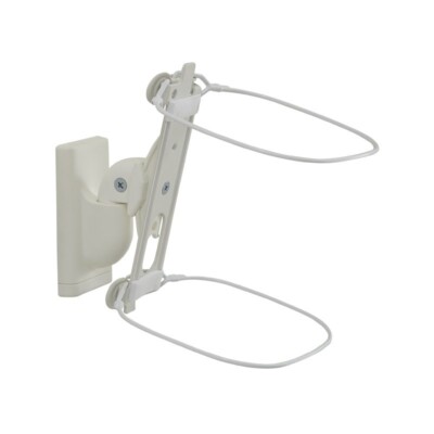 NEW Sanus WSWM21-W1 Wireless Speaker Mount for Sonos ONE, PLAY:1, PLAY:3 White