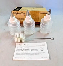 Pampered Chef Decorator Bottle Set #1585 Cake & Cookie Decorating NIB