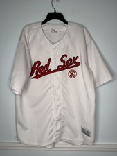 Boston Red Sox Jersey XL Embroidered Dynasty Series White Baseball Mens