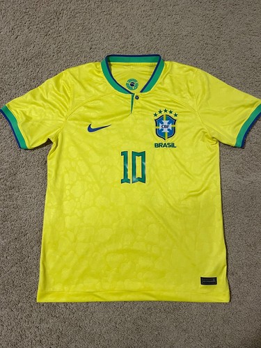 Neymar Jr #10 Brazil Nike 2022 World Cup jersey *FREE SHIPPING*