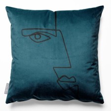 Luxury Designer Eco-Velvet Filled Cushion Sofa Angular Face Many Colours Sizes