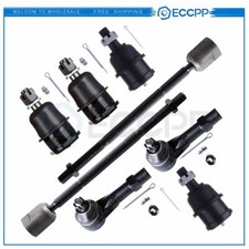 8x For 91-96 Dodge Dakota Rwd Front Upper Lower Ball Joints Inner Outer Tie Rod